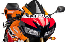 Load image into Gallery viewer, PUIG Race Windscreen - 9-1/2" - Black - CBR600RR 6478N - Main Product View