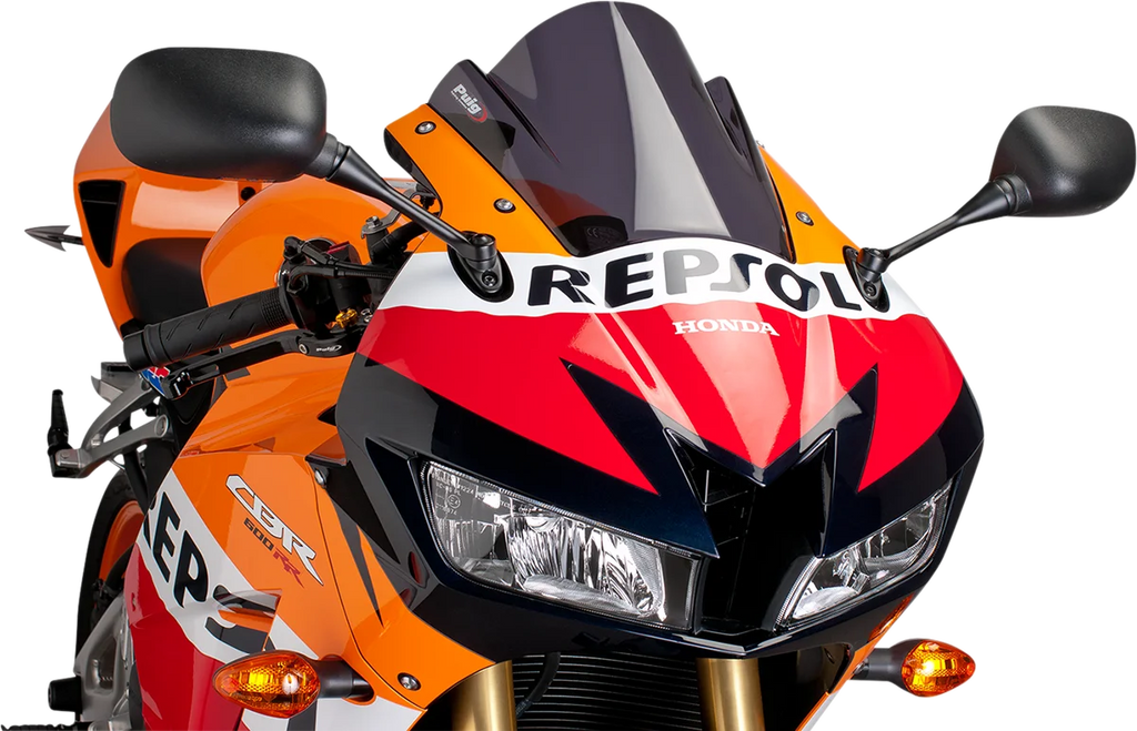 PUIG Race Windscreen - 9-1/2" - Dark Smoke - CBR600RR 6478F - Main Product View