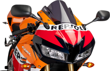 Load image into Gallery viewer, PUIG Race Windscreen - 9-1/2" - Dark Smoke - CBR600RR 6478F - Main Product View