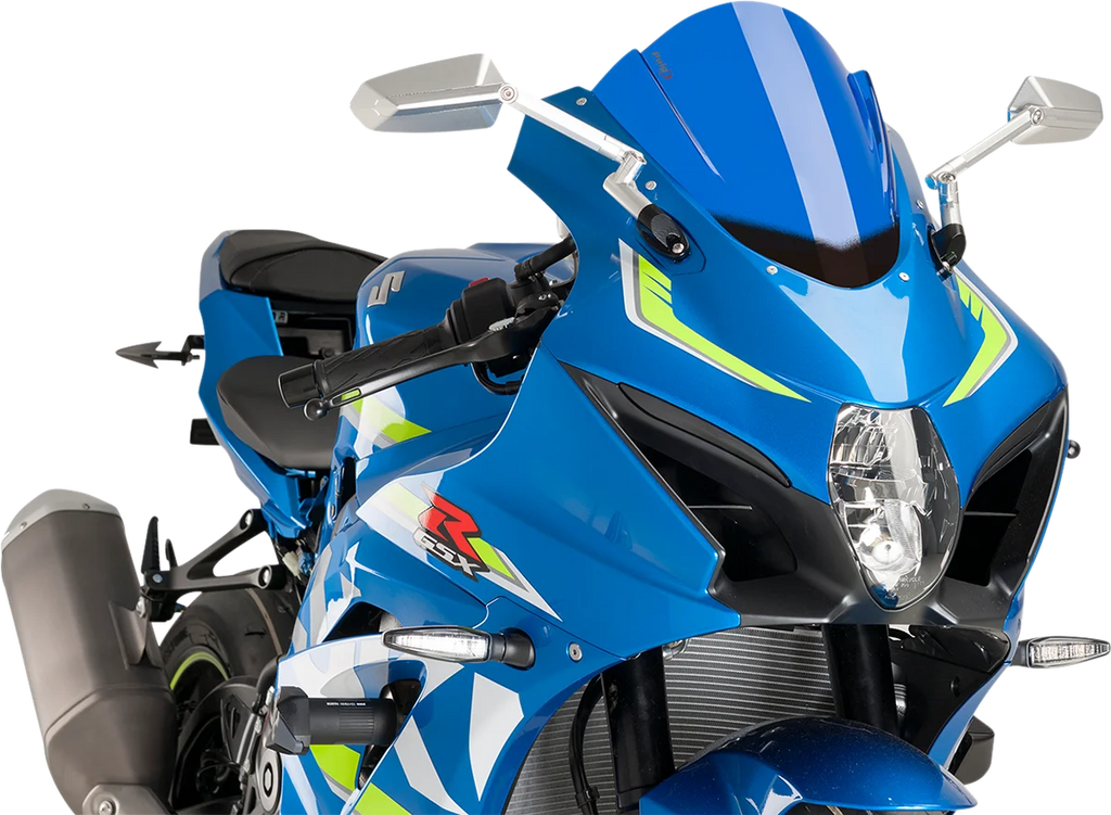 PUIG Race Windscreen - Blue - Suzuki 9013A - Main Product View