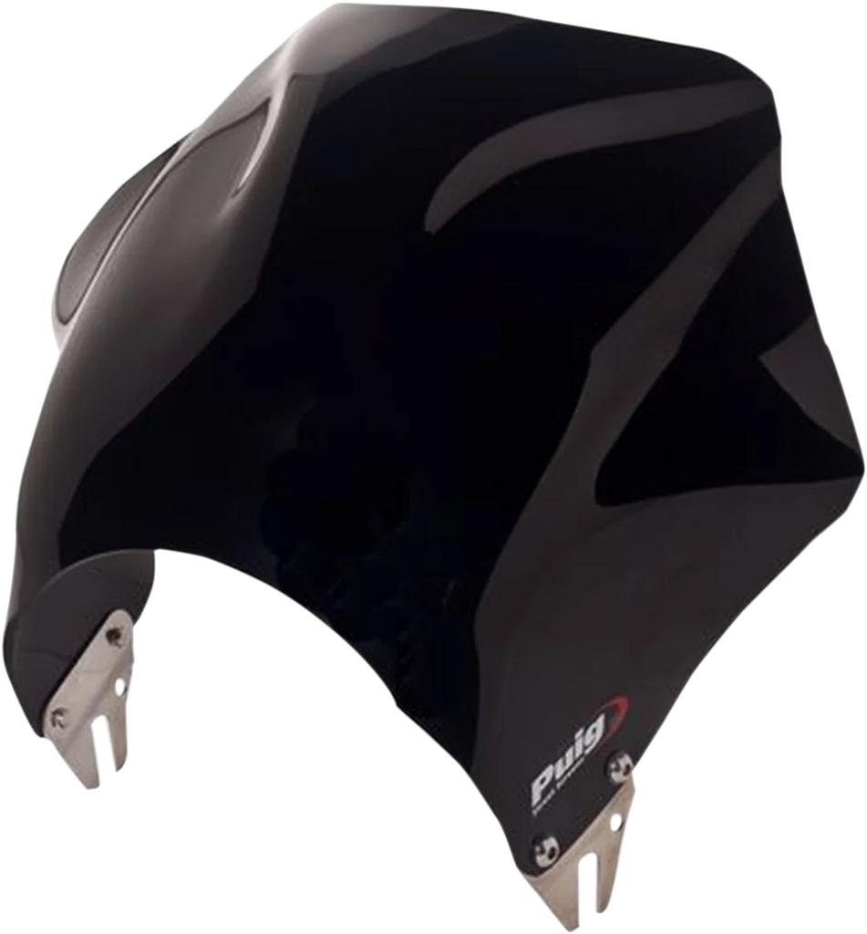 PUIG Raptor Windshield - Black 0013N - Main Product View