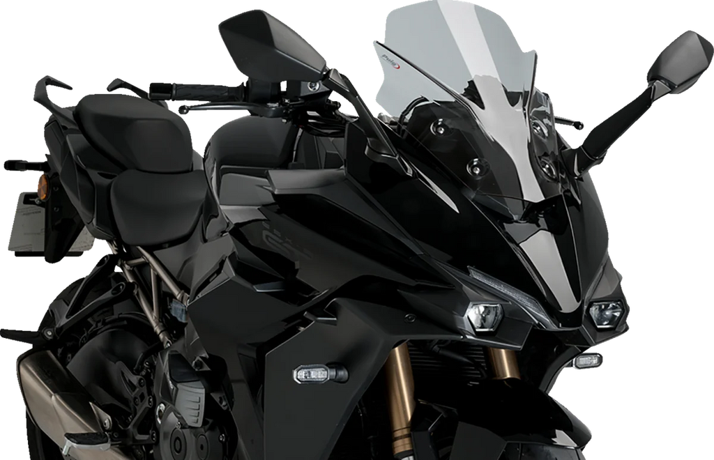 PUIG Sport Windscreen - 16" - Smoke - GSX-S1000 GT 21341H - Main Product View