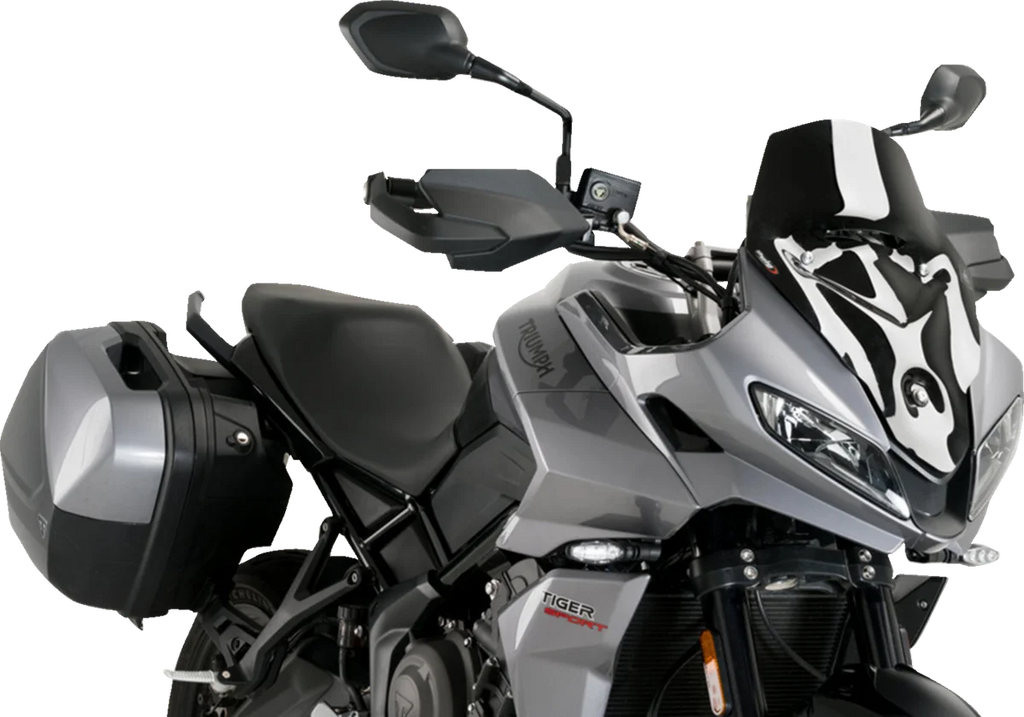 PUIG Sport Windscreen - Black - Tiger Sport 660 21318N - Main Product View