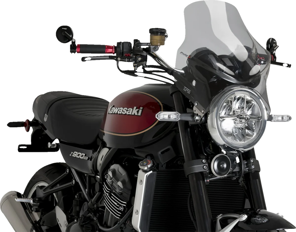 PUIG Top Windshield - Smoke - Z900RS 21352H - Main Product View