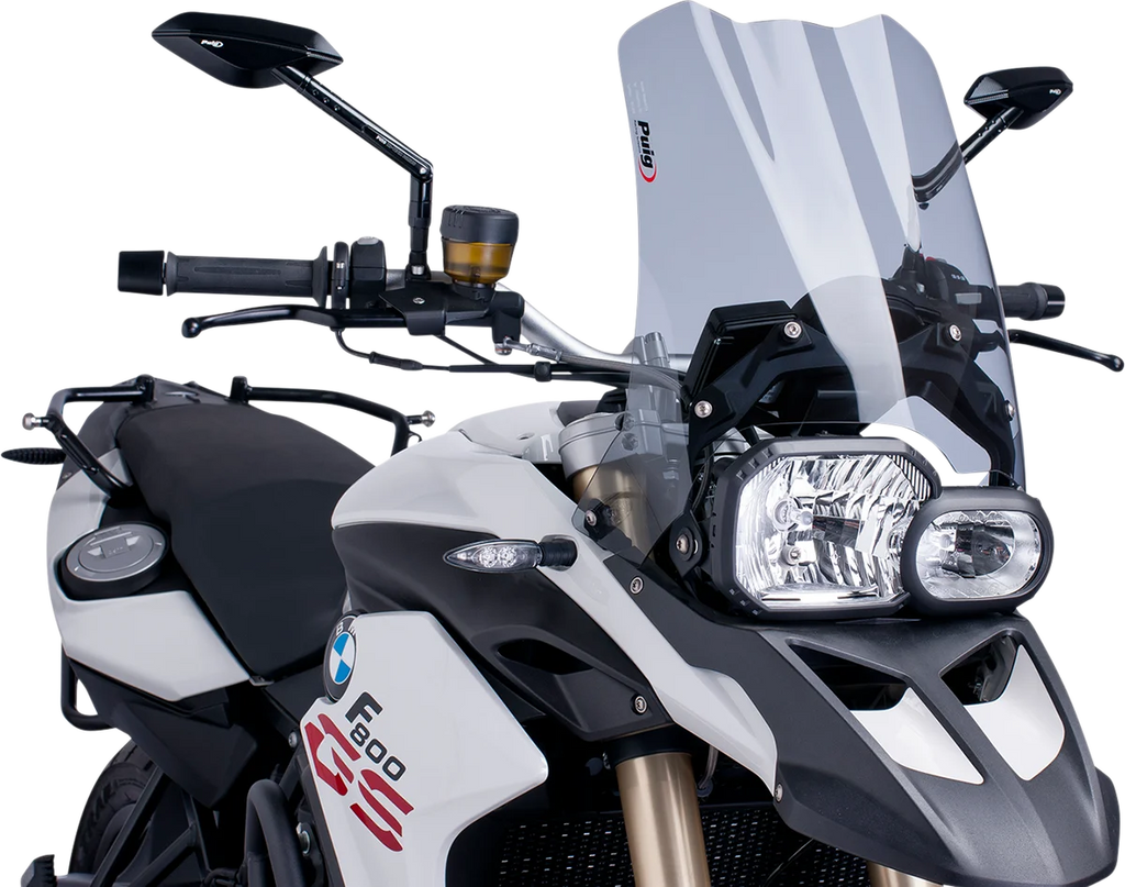 PUIG Touring Windscreen - 11-3/4" - Smoke - BMW GS 4670H - Main Product View