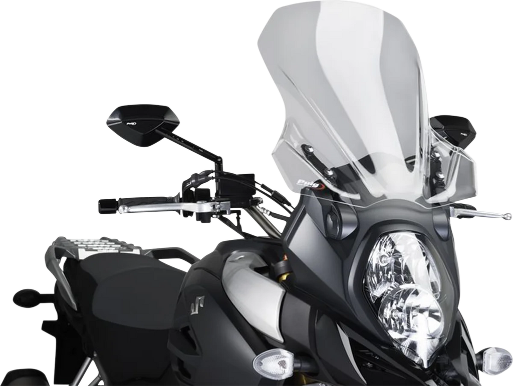 PUIG Touring Windscreen - 18-1/8" - Clear - V-Strom 7229W - Main Product View