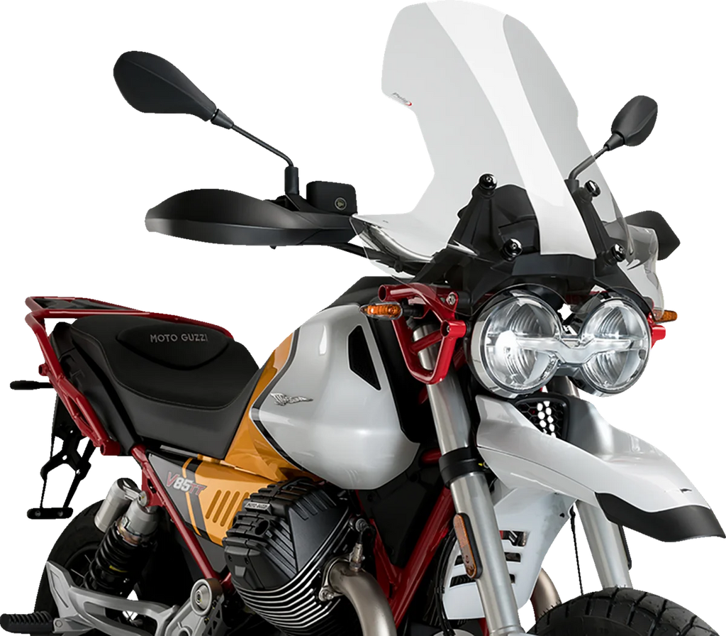 PUIG Touring Windscreen - 18-3/4" - Clear - Moto Guzzi 21176W - Main Product View