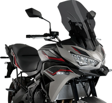 Load image into Gallery viewer, PUIG Touring Windscreen - 18-3/4" - Dark Smoke - Versys 650 21260F - Main Product View