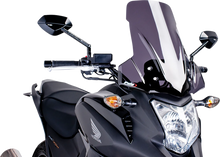 Load image into Gallery viewer, PUIG Touring Windscreen - 18-7/8" - Dark Smoke - NC700X 5992F - Main Product View