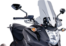 Load image into Gallery viewer, PUIG Touring Windscreen - 18-7/8" - Light Smoke - NC700X 5992H - Side View