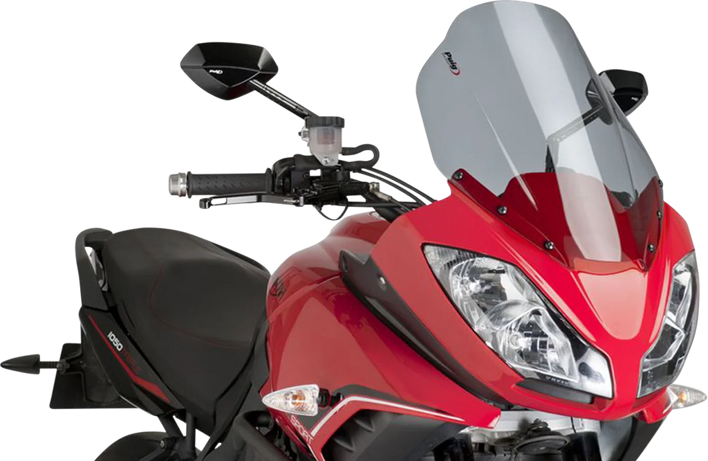 PUIG Touring Windscreen - 19-3/4" - Smoke - Tiger 1050 4359H - Main Product View