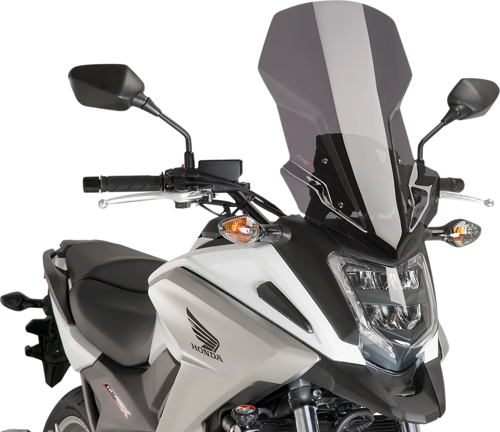 PUIG Touring Windscreen - 20-1/2" - Dark Smoke - NC750X 8910F - Main Product View