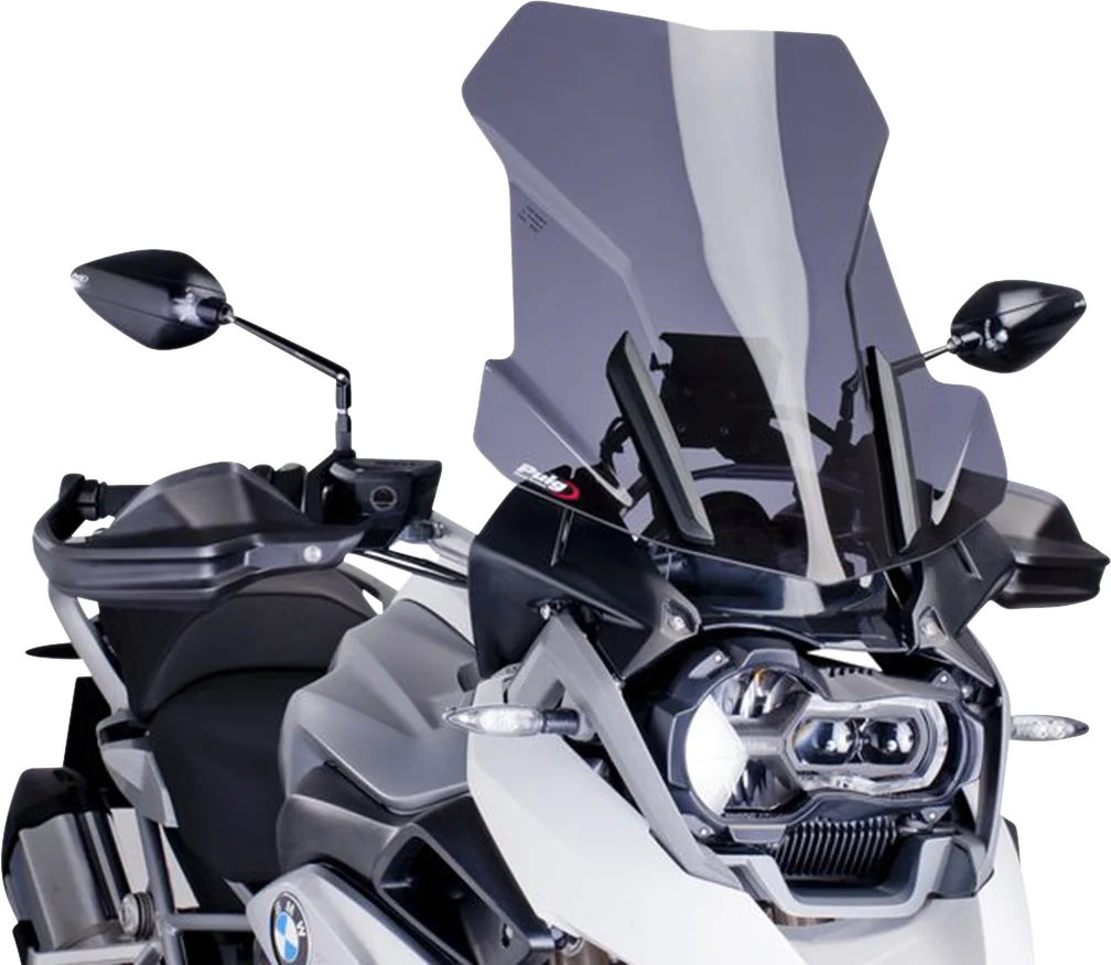 PUIG Touring Windscreen - 21-1/2" - Dark Smoke - BMW 6486F - Main Product View