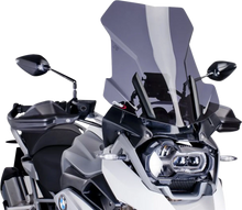 Load image into Gallery viewer, PUIG Touring Windscreen - 21-1/2" - Dark Smoke - BMW 6486F - Main Product View