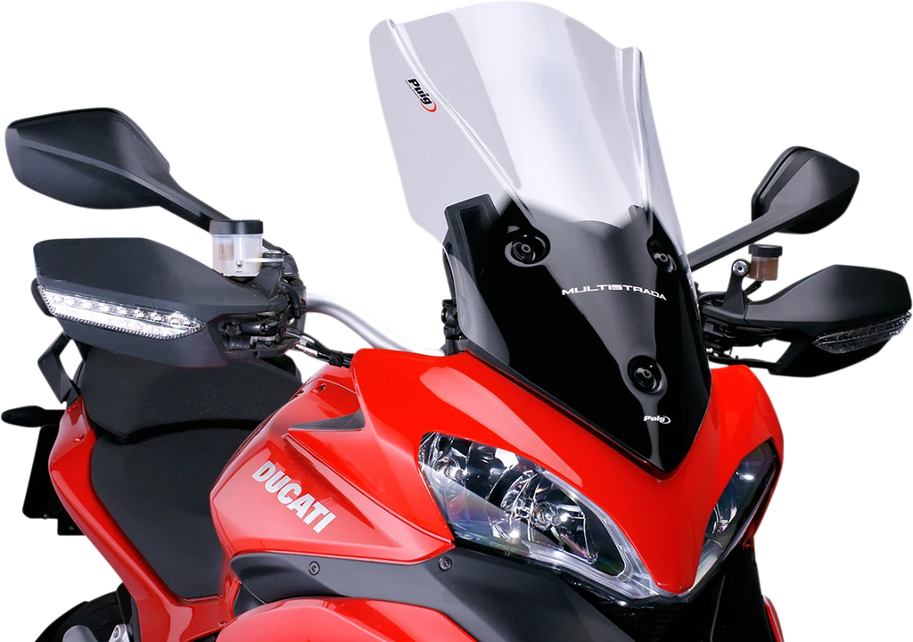 PUIG Touring Windscreen - 22-1/2" - Smoke - Multistrada 1200 5250H - Main Product View