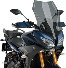 Load image into Gallery viewer, PUIG Touring Windscreen - 25-3/8" - Dark Smoke - Yamaha 3762F - Main Product View