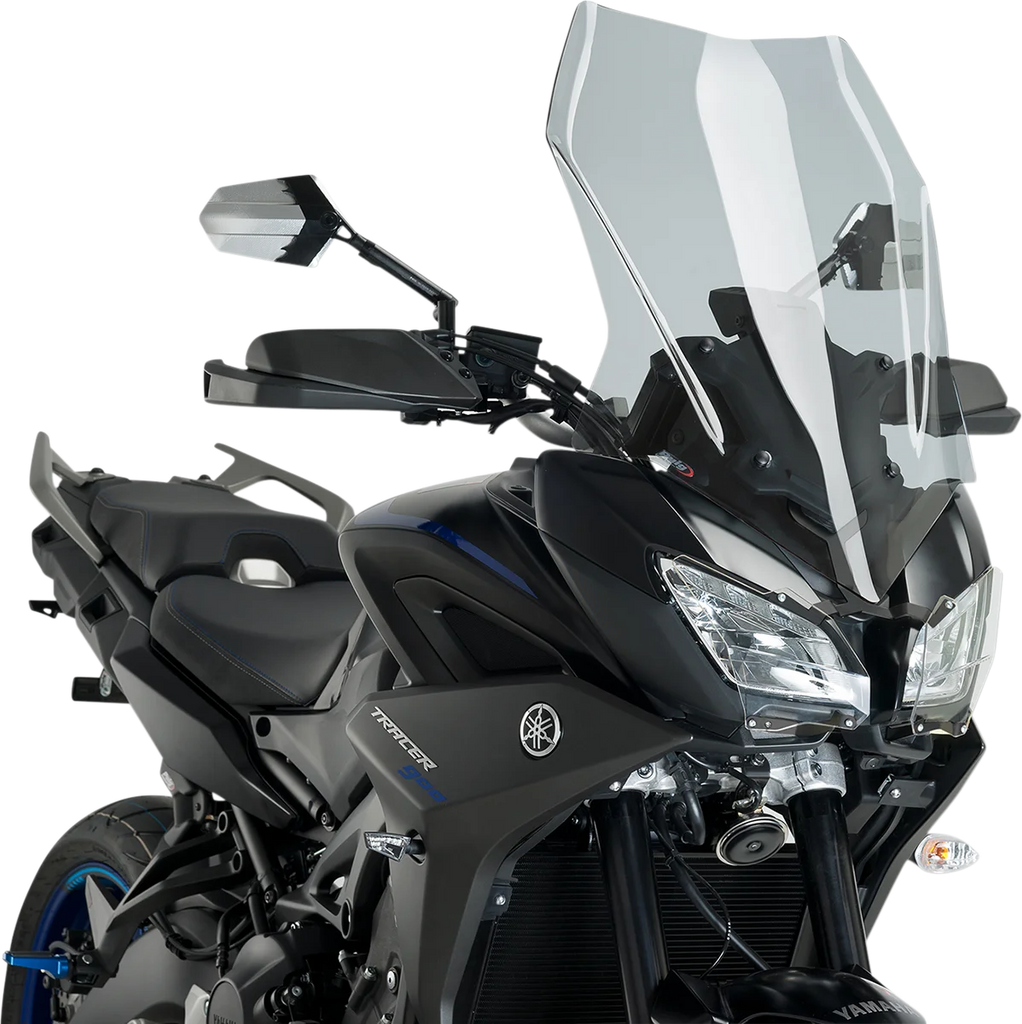 PUIG Touring Windscreen - 25-3/8" - Light Smoke - Yamaha 9725H - Main Product View