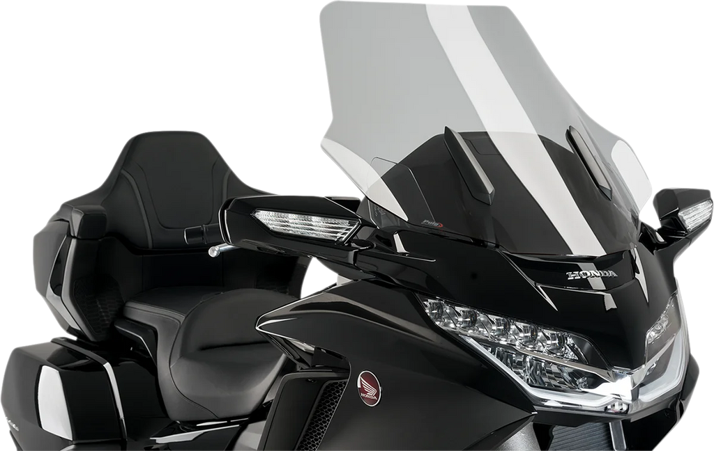 PUIG Touring Windscreen - 28-3/4" - Smoke - GL1800 3160H - Main Product View
