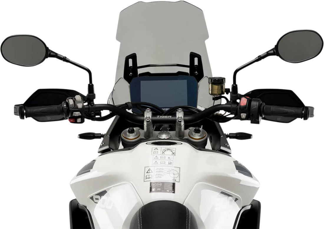 PUIG Touring Windscreen - Clear - GSX-S1000 21342W - Side View