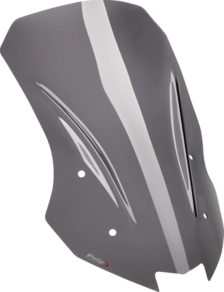 PUIG Touring Windscreen - Dark Smoke - KLR 650 21393F - Main Product View
