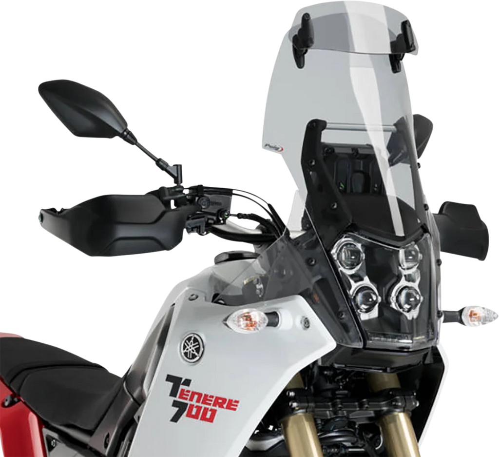 PUIG Touring Windscreen - Smoke - Tenere 700 3728H - Main Product View
