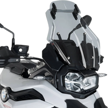 Load image into Gallery viewer, PUIG Touring Windscreen w/ Visor - Smoke - F 750 GS 3832H - Main Product View