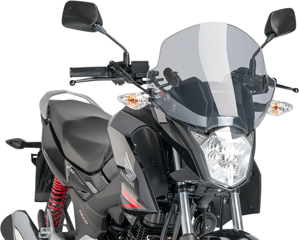 PUIG Trend Windscreen - Smoke 5022H - Side View