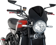 Load image into Gallery viewer, PUIG Windscreen - 13" - Black/Dark Smoke - Z 900 RS 024NF - Main Product View