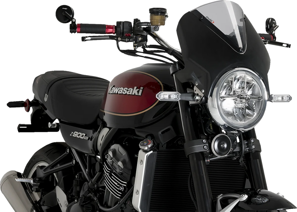 PUIG Windscreen - 13" - Black/Smoke - Z 900 RS 024NH - Main Product View