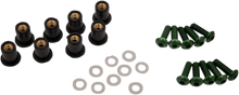 Load image into Gallery viewer, PUIG Windscreen Screw Kit - Green 0957V - Main Product View