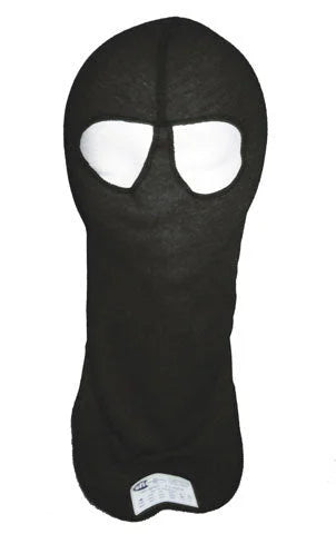 PXP Racewear Head Sock Black Dual Eyeport 2 Layer 1422