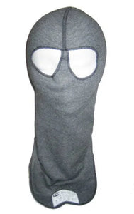 PXP Racewear Head Sock Grey Dual Eyeport 2 Layer 2422