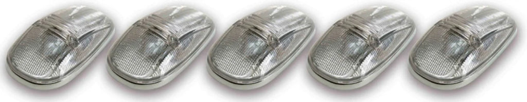 Pacer Performance Hi-Five Cab Roof Lights Clear 20-245C