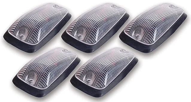 Pacer Performance Hi-Five Cab Roof Lights Clear 5 Light Kit