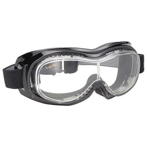 Pacific Coast PACIFIC COAST AIRFOIL 9300 SERIES BLACK GOGGLES - CLEAR LENS 9305 - Side View