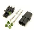 Load image into Gallery viewer, Painless Wiring 2 Circuit Male &amp; Female Weatherpack Kit (1 ea.) 70402
