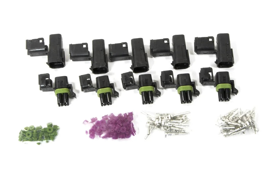Painless Wiring4 Circuit Square Connect or Weatherpack Kit 5each70464