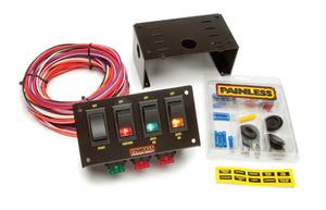 Painless Wiring4 Switch Panel W/Harness50301