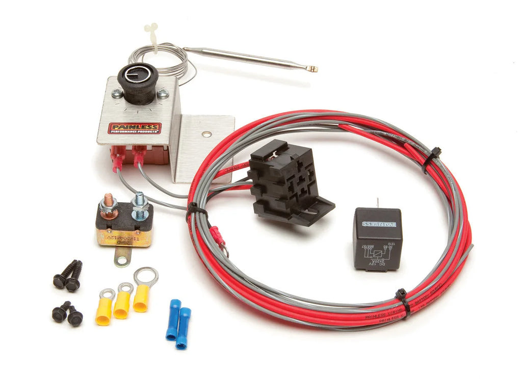 Painless WiringAdjustable Fan Thermo. w/Relay30104