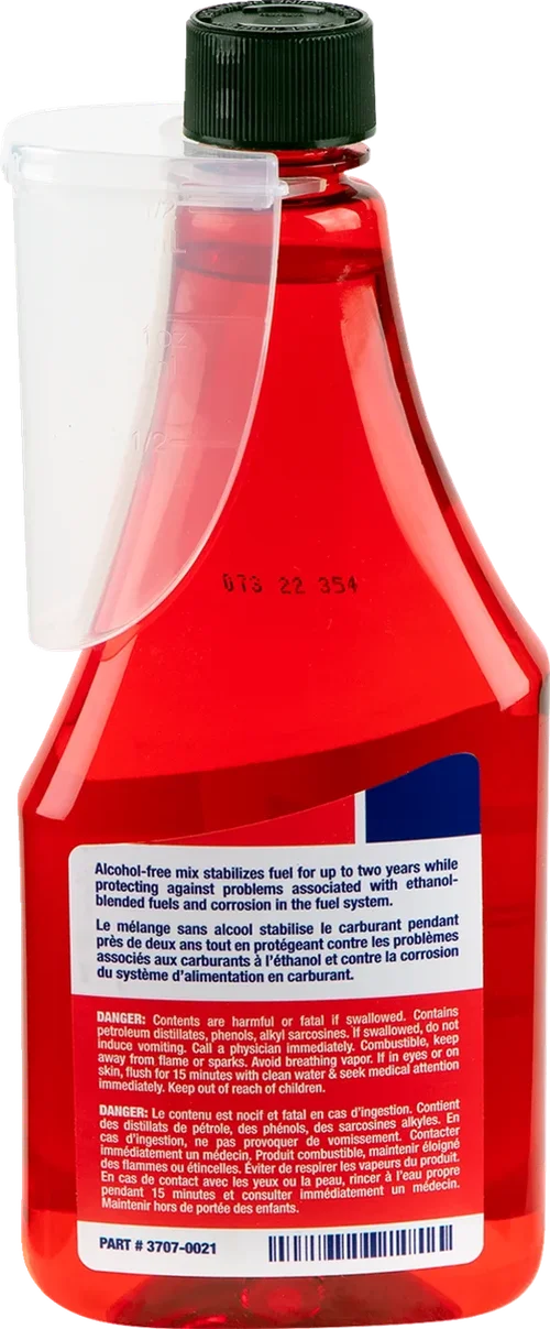 Parts unlimited Fuel Treatment and Stabilizer - 12 U.S. fl oz. 152974 - Side View
