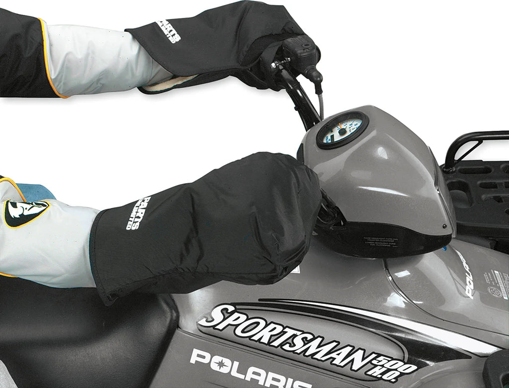 Parts Unlimited Snow Paw - Black - Side View