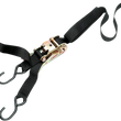 Load image into Gallery viewer, Parts unlimited 1" Ratchet Tied Down - Assist - Black - Main Product View