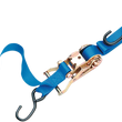 Load image into Gallery viewer, Parts unlimited 1" Ratchet Tied Down - Assist - Blue - Main Product View