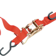 Load image into Gallery viewer, Parts unlimited 1" Ratchet Tied Down - Assist - Red - Main Product View