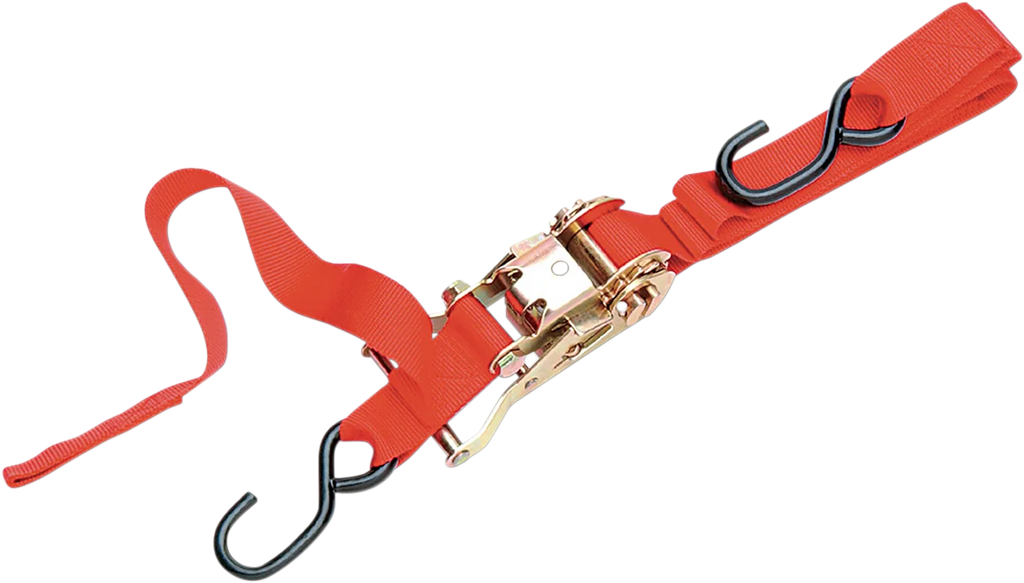 Parts unlimited 1" Ratchet Tied Down - Assist - Red - Main Product View