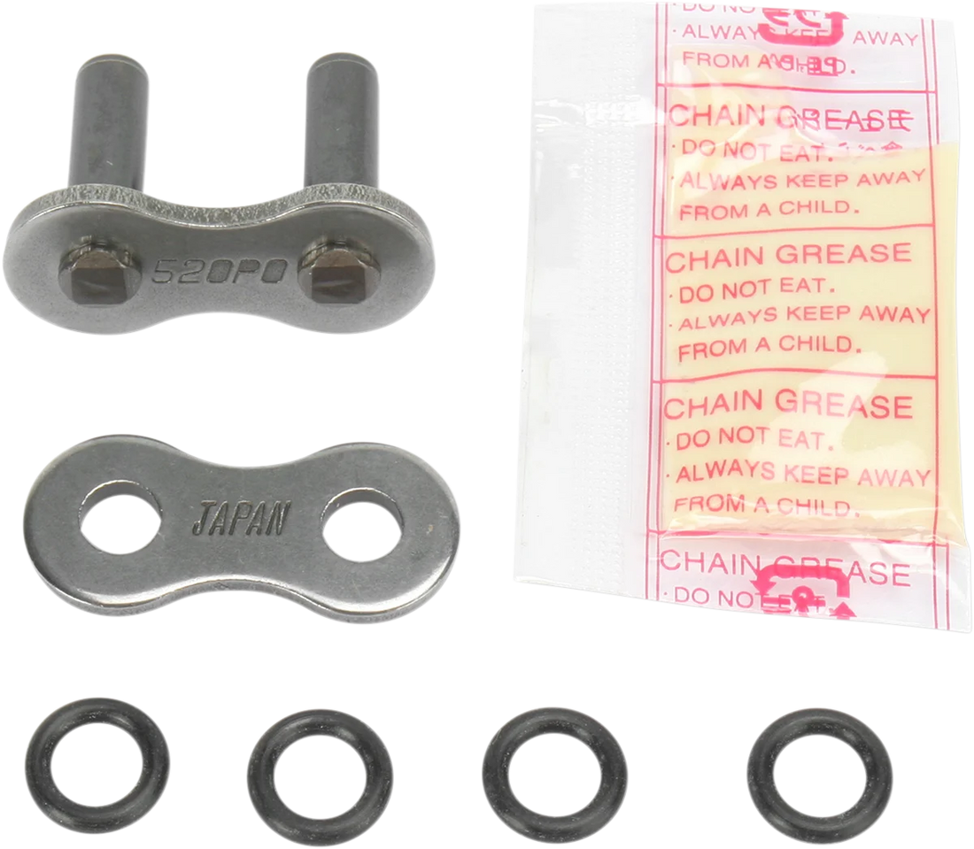 Parts unlimited 530 O-Ring Series - Rivet Connecting Link PURL530PO - Side View