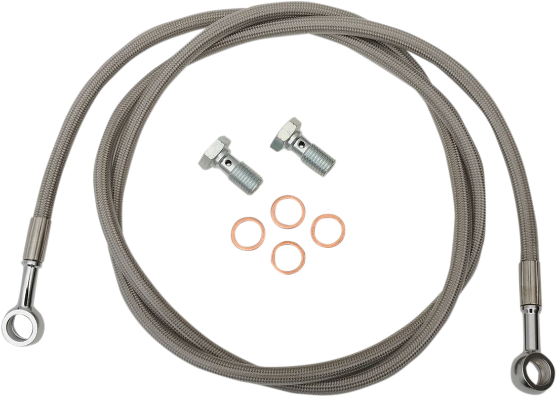 Parts unlimited +6" Brake Line - Ski Doo SKI-001-6 - Side View
