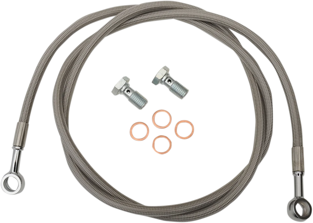 Parts unlimited +6" Brake Line - Ski Doo SKI-004-6 - Side View