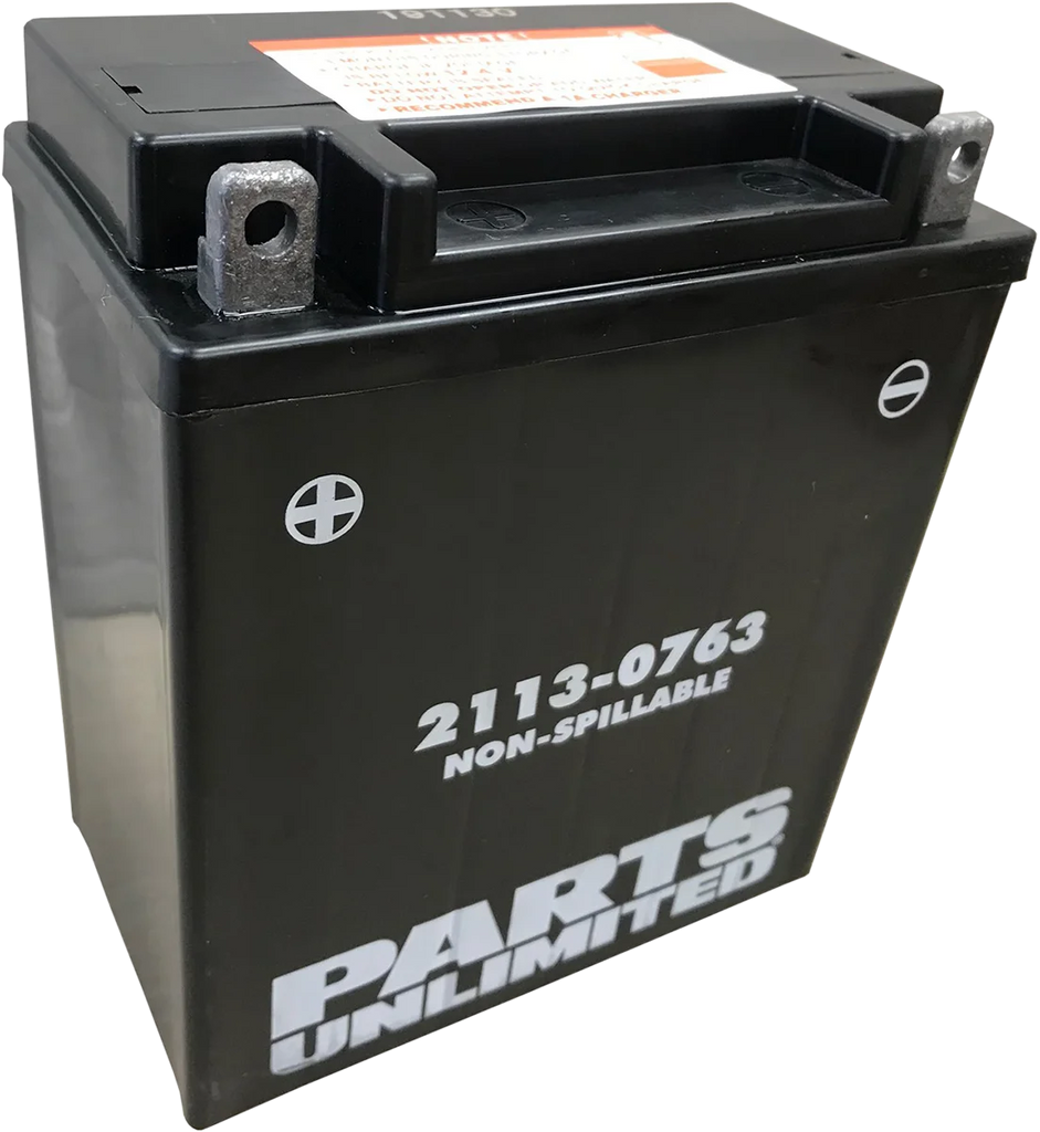 Parts unlimited AGM Battery - CTX12AABS CTX12AABS (FA) - Side View