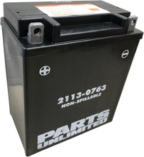 Load image into Gallery viewer, Parts unlimited AGM Battery - CTX12AABS CTX12AABS (FA) - Side View